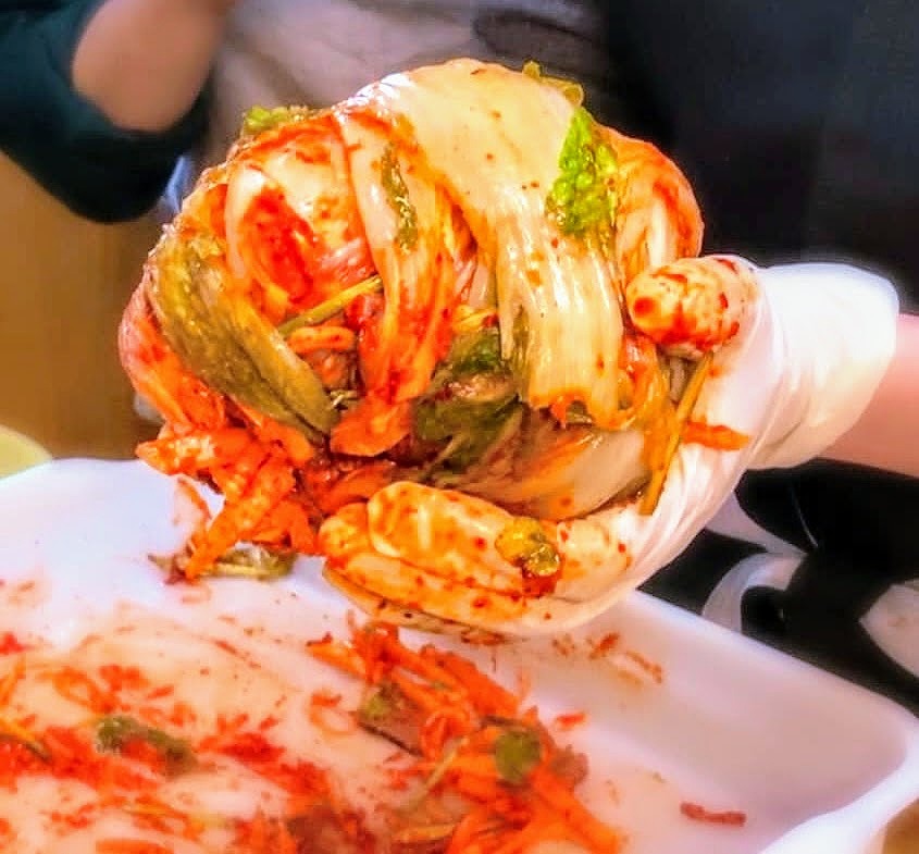 白菜キムチ漬け体験講座｜李 美栄(ふかやさいアンバサダー）