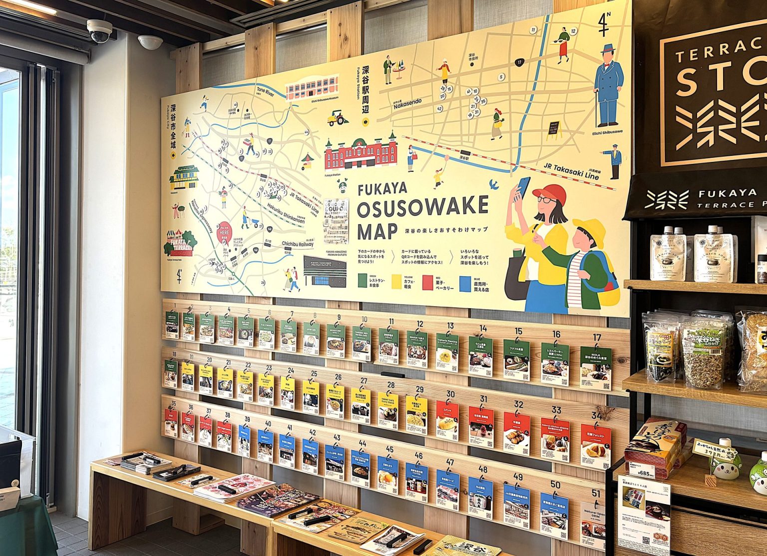 アウトレットに隣接。立寄るだけでお得にまちを楽しめる！『深谷テラスパーク』